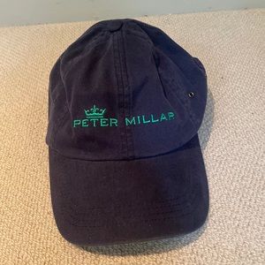 NWT, Peter Milar baseball cap, navy blue